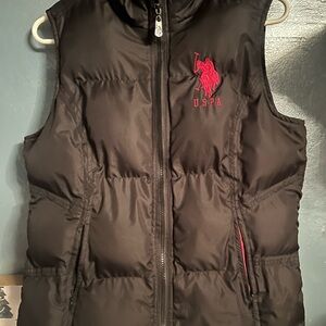 U.S. Polo Assn. Black Puffer Vest